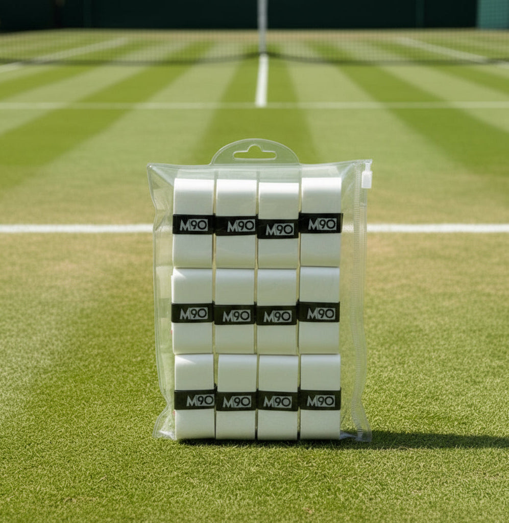 M90 ProTack tennis overgrip 12 pack, white
