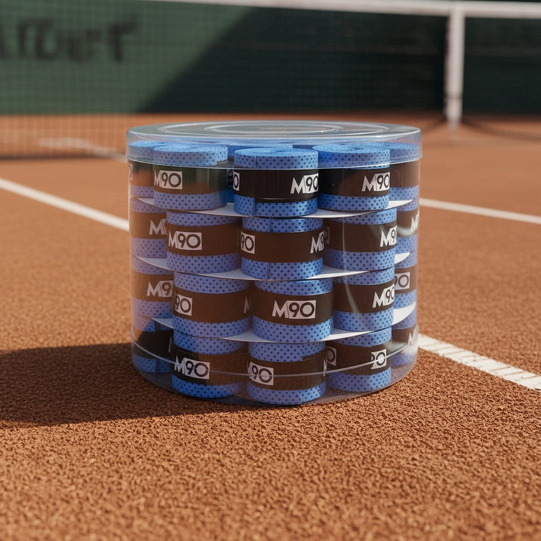 M90 PerfoDry tennis overgrip 60 pack, blue