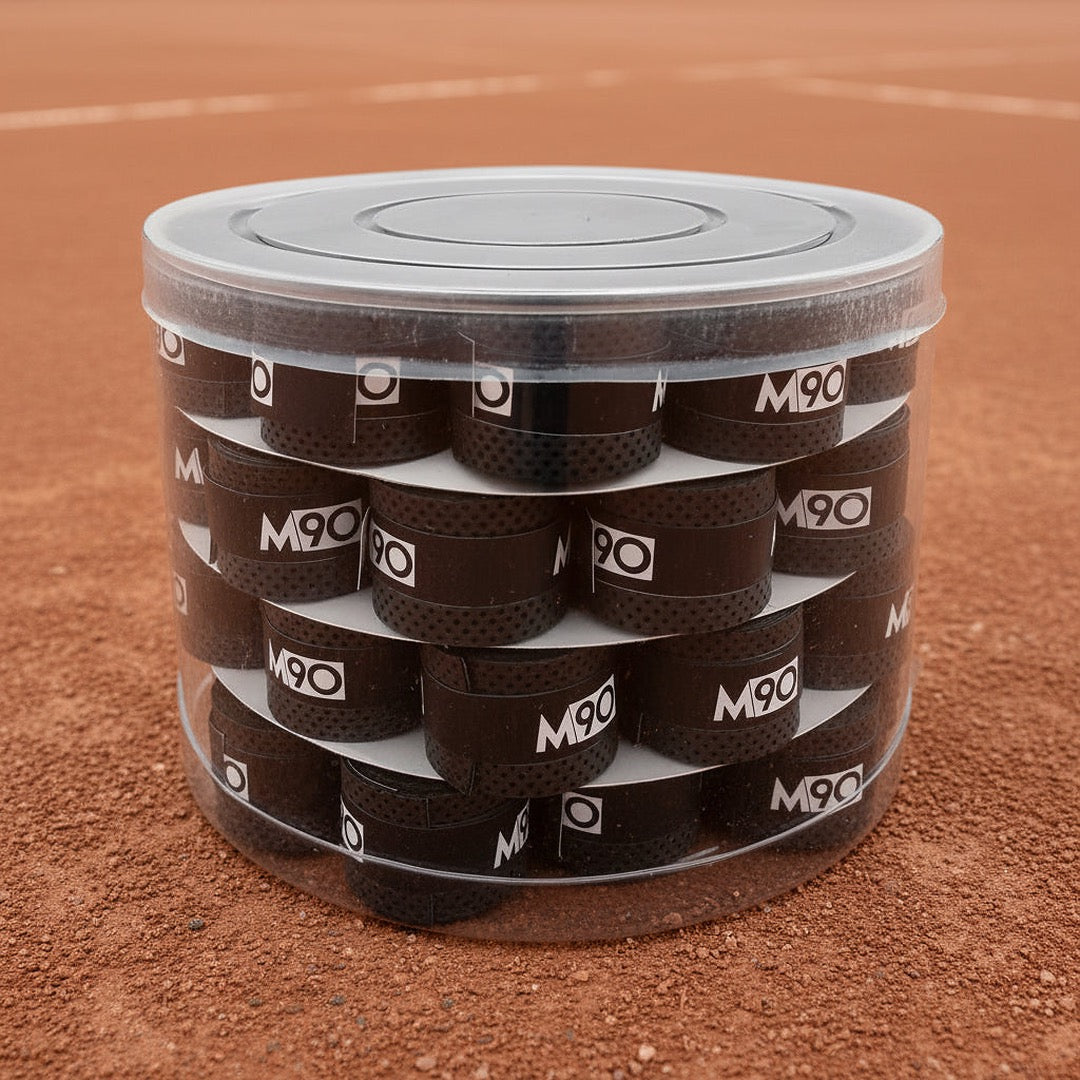 M90 PerfoDry tennis overgrip 60 pack, black