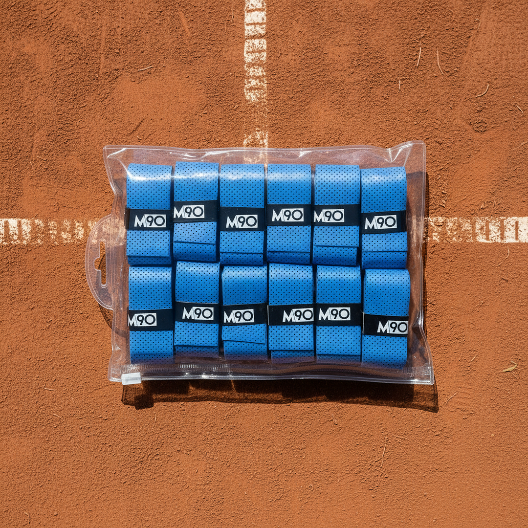 M90 PerfoDry tennis overgrip 12 pack, blue