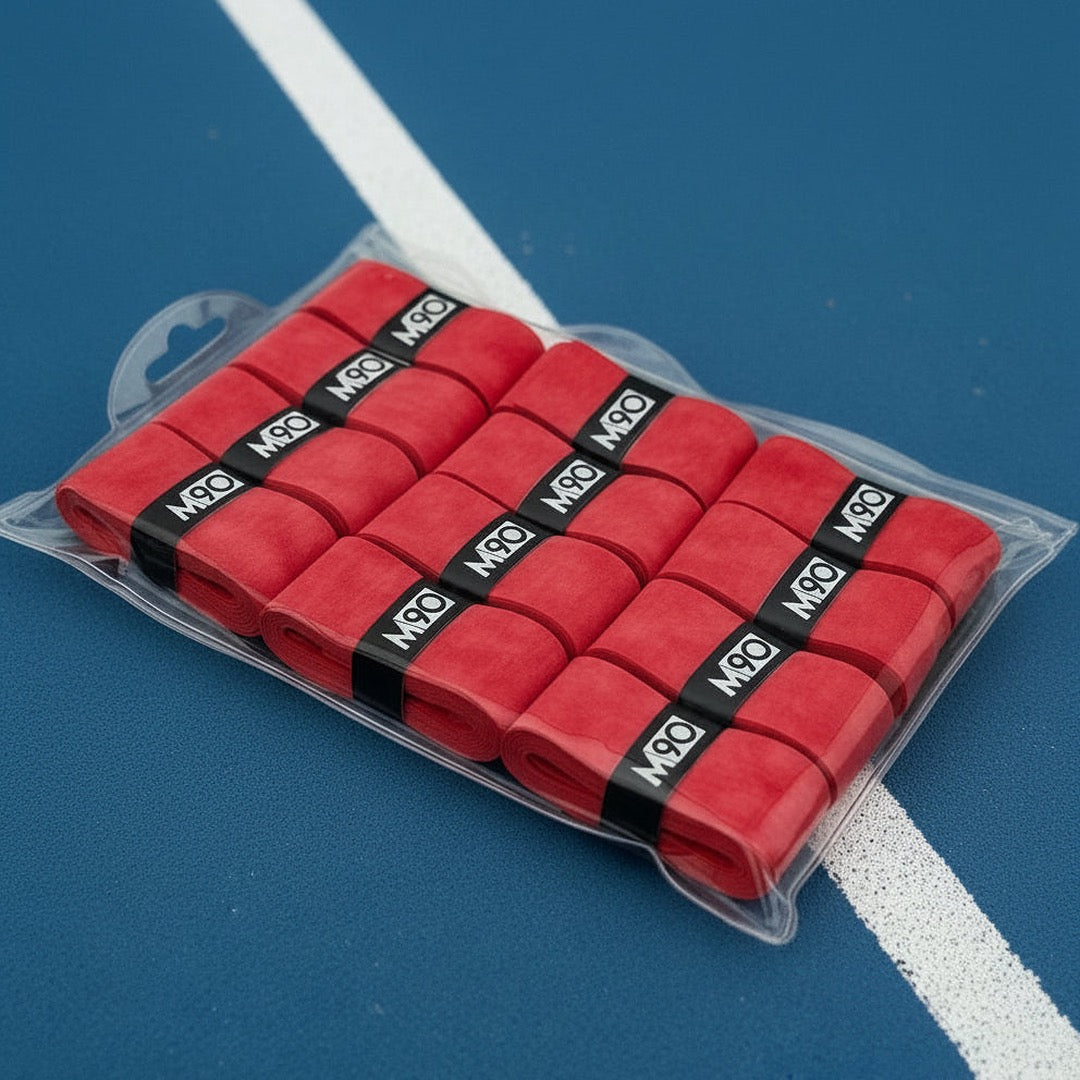 M90 MaxAbsorb tennis overgrip 12 pack, red
