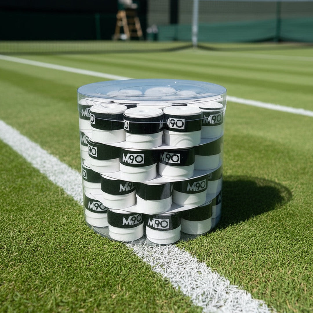 M90 ProTack tennis overgrip 60 pack, white