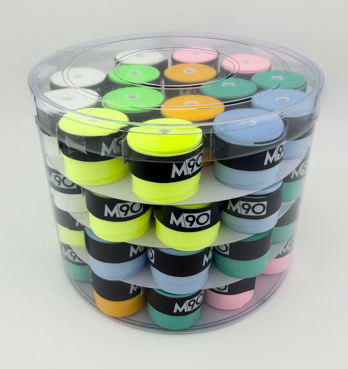 M90 ProTack tennis overgrip 60 pack, multicolor